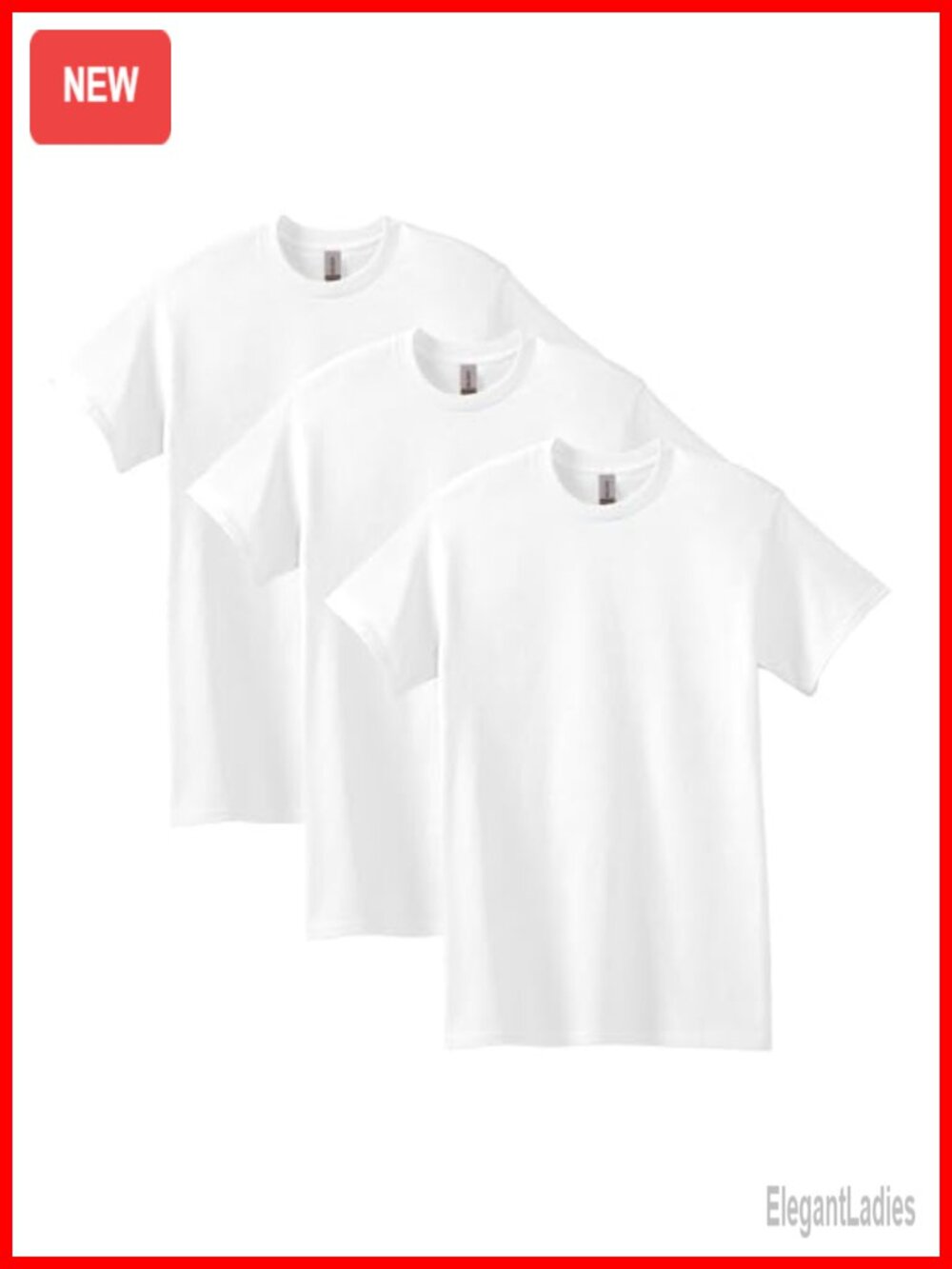 Gildan Heavy Cotton T-Shirt Classic Fit Crew Neck Short Sleeve Tee